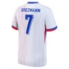 Nogometni Dres Francuska Griezmann 7 Gostujući Euro 2024